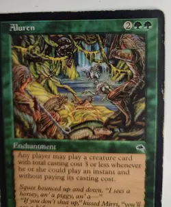 Aluren MP MTG Magic the Gathering Tempest Reserved List - Image 2