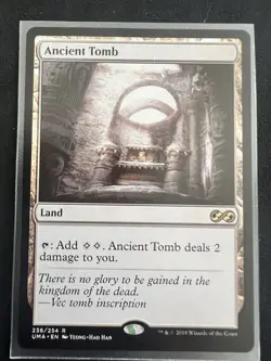 Ancient Tomb Ultimate Masters Rare Land Regular 236/254 2018 MTG NM - Image 1