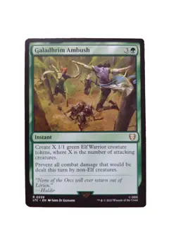 MTG Galadhrim Ambush Tales of Middle-earth Commander 0038 Regular Rare - Image 1