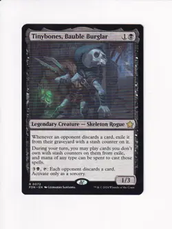 MAGIC THE GATHERING MTG FOUNDATIONS TINYBONES, BAUBLE BURGLAR - Image 1