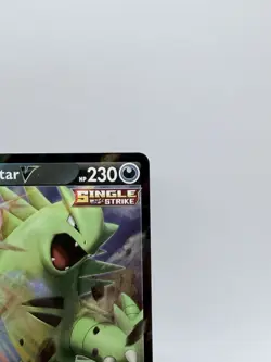 Pokemon Tyranitar V SWSH109 SWSH: Sword & Shield Promo Holo Single Strike - Image 3