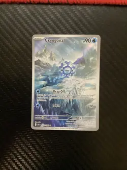 Pokemon TCG Cryogonal 111/086 Scarlet & Violet Black Bolt Illustration Rare NM - Image 1