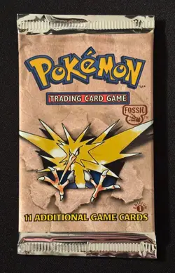 Factory Sealed 1st Edition - Fossil - Booster Pack - Vintage Pokemon 1999 WOTC - Image 1