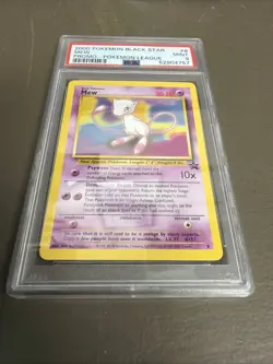 2000 Pokemon League Black Star Promo Mew #8 PSA 9 Mint Graded Slab - Image 2