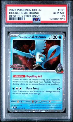 2025 POKEMON DRI EN-DESTINED RIVALS BEST BUY EXCLUSIVE PROMO PSA 10 GEM MINT - Image 1