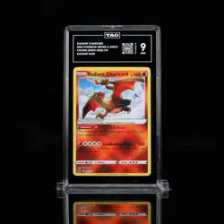 TAG 9 Radiant Charizard #020/159 Pokemon Crown Zenith Holo Radiant Rare Mint - Image 1