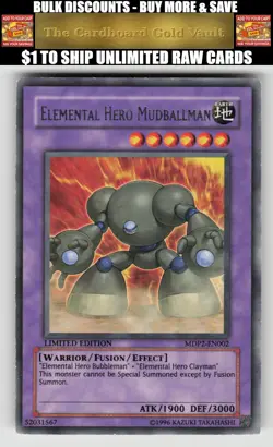 Yugioh McDonald's Promo Series 2 #MDP2-EN002 Elemental Hero Mudballman - Image 1