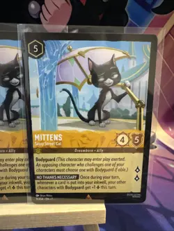 X2 Disneys Lorcana Tcg Archazias Island Mittens Sassy Street Cat 9/204 Rare - Image 2