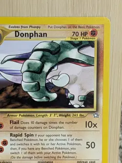 Donphan 2/111 1st Edition Neo Genesis Pokemon Card 2000 Vintage First Edition - Image 5