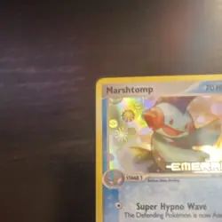 Pokemon Marshtomp 70 HP EX Emerald Holo Water 36/106 2005 TCG Card - Image 2