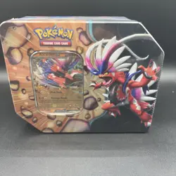 POKEMON CARD SLASHING LEGENDS TIN KORAIDON SEALED, NEW - Image 1
