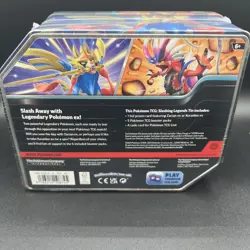 POKEMON CARD SLASHING LEGENDS TIN KORAIDON SEALED, NEW - Image 2
