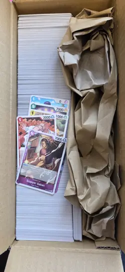 2700+ Bulk One Piece Trading Cards : Job Lot English including holos - Image 1