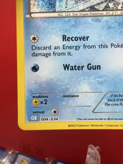 Staryu 004/034 CLB NM Trading Card Game Classic Holo Pokemon #655 - Image 4