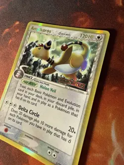 Pokemon Ampharos (Delta Species) 1/101 TCG Dragon Frontiers Reverse Holo NM - Image 4