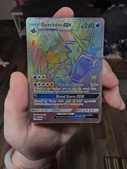 Pokemon Gyarados GX (Secret) 112/111 Sm-Crimson Invasion Holo. LP - Image 1