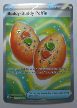 2025 Pokemon Mega Evolution Buddy-Buddy Poffin #167/132 Ultra Rare - Image 1