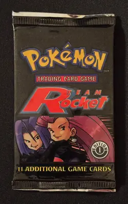 Factory Sealed 1st Edition - Team Rocket - Booster Pack - Vintage Pokemon WOTC - Image 1