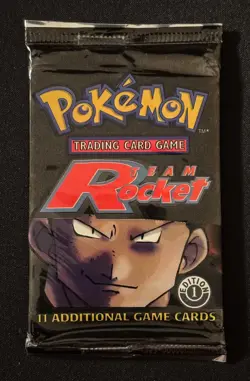 Factory Sealed 1st Edition - Team Rocket - Booster Pack - Vintage Pokemon WOTC - Image 1