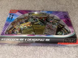 Pokemon TCG Hydreigon EX & Dragapult EX Premium Collection Box new sealed - Image 1