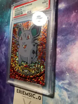 RARE POP 2! 2000 SPARKLE NIDORAN #29 PSA 9 MINT POKEMON TOPPS SERIES 1 - Image 2