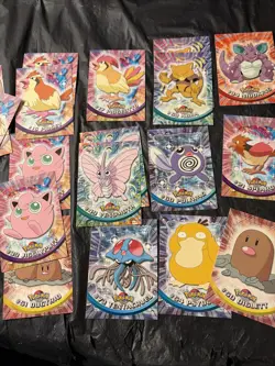 Pokemon TCG TOPPS Lot (Set Of 24 Vintage TV Animation Edition - Image 1