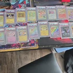 Pokemon PSA graded lot for sale 16 slabs. - Image 1