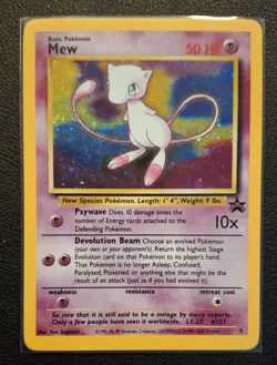 Single Card: Pokemon TCG Mew Holofoil - WoTC Promo (PR) – Excellent (EX) - Image 2