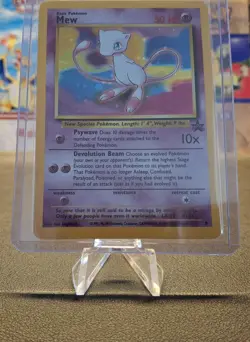 Single Card: Pokemon TCG Mew Holofoil - WoTC Promo (PR) – Excellent (EX) - Image 4