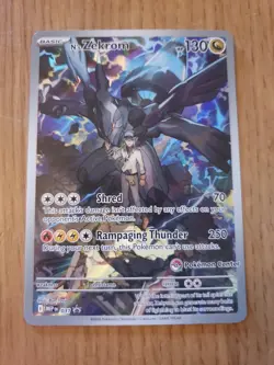 Pokemon Center N's Zekrom Stamped Promo Illustration Rare MEP 031 MINT - Image 1