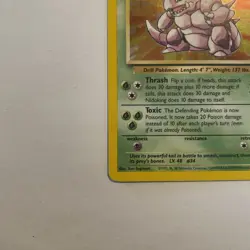 1999 Pokemon Unlimited Nidoking Rare Holo #11/102 Base Set Vintage NM - Image 5
