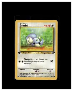 Pokemon TCG 1st Edition Dratini 53/82 Team Rocket Regular - Image 1