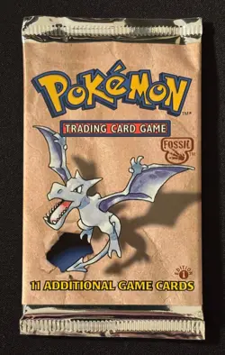 Factory Sealed 1st Edition - Fossil - Booster Pack - Vintage Pokemon 1999 WOTC - Image 1