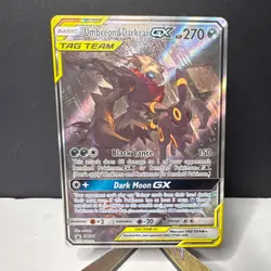 Pokemon TCG Darkrai and Umbreon Tag Team GX Promo - SM241 - Image 1