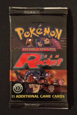 Factory Sealed 1st Edition - Team Rocket - Booster Pack - Vintage Pokemon WOTC - Image 1