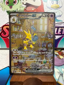 Alakazam ex 201/165 SIR Alt Art - 151 English - Pokemon TCG - SHIPS FAST - Image 1