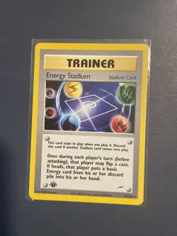 Pokemon 1st Edition 99/105 Energy Stadium Neo Destiny Uncommon - Image 1