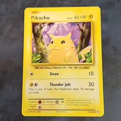 2016 Pokemon Evolutions Pikachu 35/108 NM/M Common Base Card Fat Pikachu 147 - Image 1