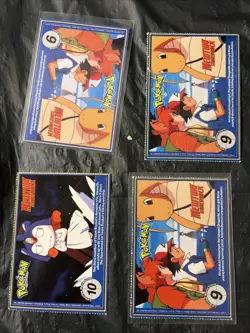 PokeTrivia Lot Of 4 Pokemon Cards Vaporeon, Jolteon, And Flareon - Image 2
