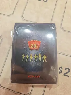 YuGiOh 20th Anniversary Duelist Box 100 Count Card Sleeves Sealed Pack Konami - Image 1