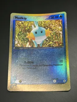 Mudkip 59/109 Reverse Holo Ruby and Sapphire Pokemon Card 2003 3/4 - Image 1