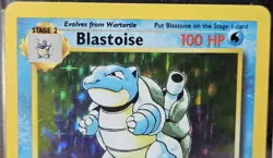 Pokemon Blastoise 100 HP Holo Rare Base Set 2/102 1999 Stage 2 Card LP/Excellent - Image 2