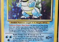Pokemon Blastoise 100 HP Holo Rare Base Set 2/102 1999 Stage 2 Card LP/Excellent - Image 3