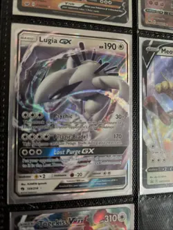 Pokemon TCG Lugia GX Holo Ultra Rare Card Lost Thunder 159/214 - Image 1