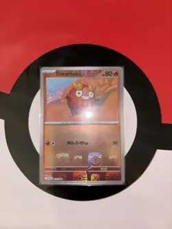 Pokemon TCG Black Bolt Darumaka Reverse Holo Card 013/086 Masterball NM Holo - Image 1