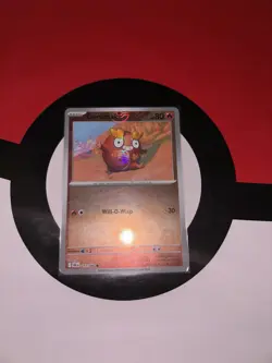 Pokemon TCG Black Bolt Darumaka Reverse Holo Card 013/086 Masterball NM Holo - Image 2