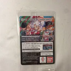 Sealed Bandai One Piece Card Game Monkey.D.Luffy US Voyage Promo Full Art Holo - Image 3