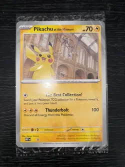 Pokemon x Natural History Museum: Pikachu at the Museum (Sealed) Promo Card #2 - Image 1