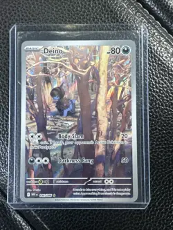 Pokemon TCG Deino Card 146/086 White Flare NM S&V - Image 1