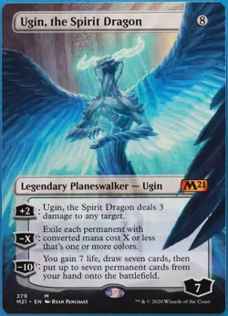 Ugin, the Spirit Dragon (Borderless) Core Set 2021 / M21 NM (510333) ABUGames - Image 1